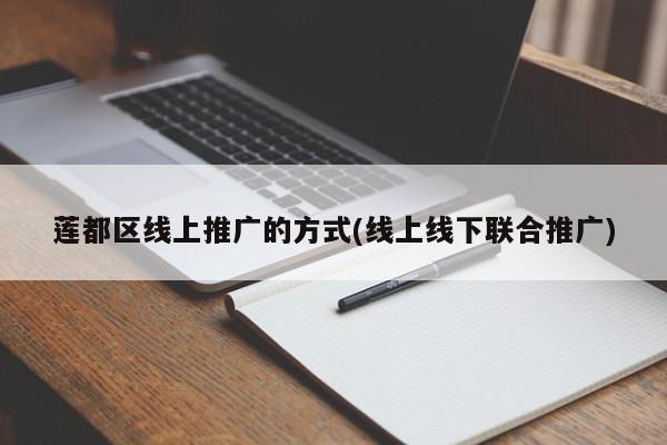 蓮都區(qū)線上推廣的方式(線上線下聯(lián)合推廣)