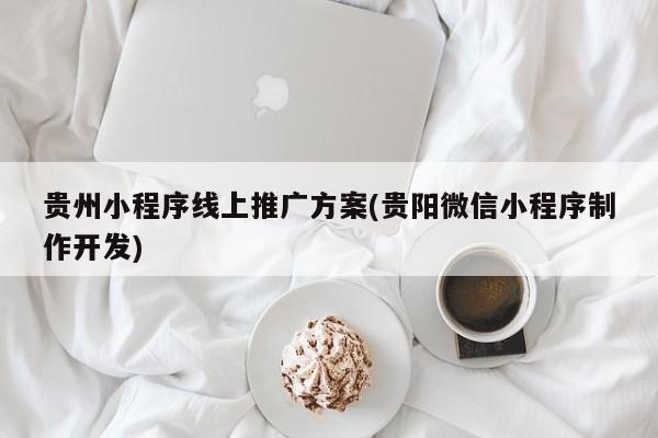 貴州小程序線上推廣方案(貴陽(yáng)微信小程序制作開發(fā))