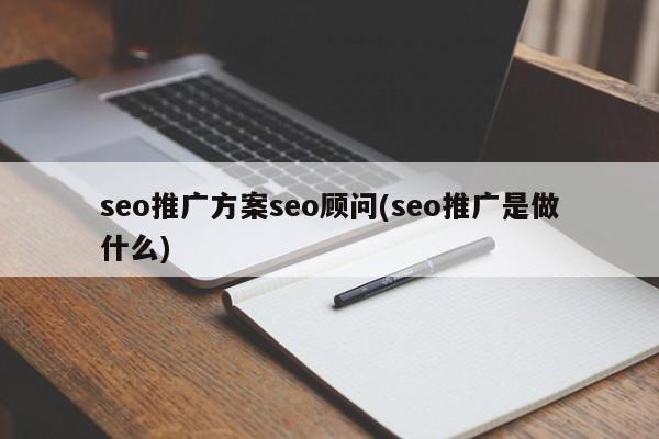 seo推廣方案seo顧問(seo推廣是做什么)